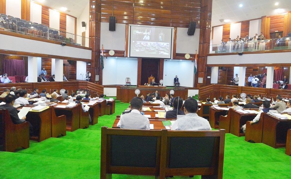 A session of the 13th Nagaland Legislative Assembly in progress. (DIPR Photo/Morung File Photo)